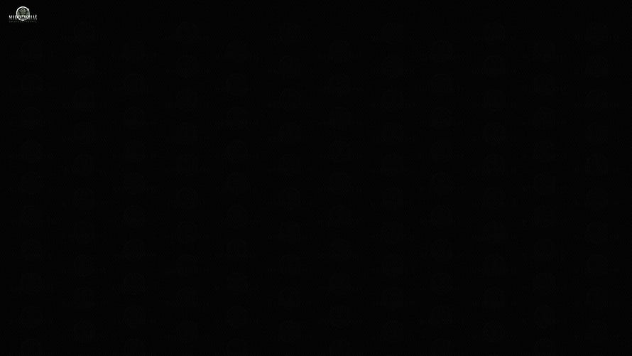 Minimalist Solid Black Screen with Subtle Watermark for Desktop Background HD wallpaper