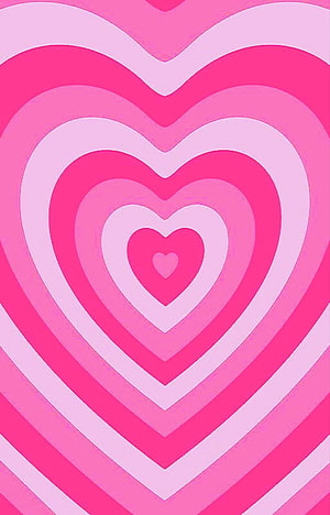 Concentric Pink Heart Pattern with Soft Gradient Layers and Minimalist Aesthetic Design HD phone wallpaper