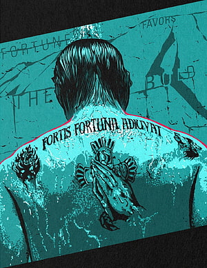 John Wick Back Tattoo Design Featuring Fortis Fortuna Adiuvat and Statue of Liberty HD phone wallpaper
