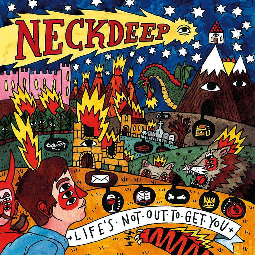 Neck Deep Life's Not Out To Get You Album Artwork Illustration HD phone wallpaper