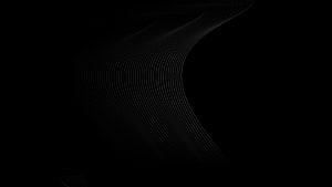 Minimalist OLED Black Abstract Wave Pattern with Subtle Curved Lines on Dark Background HD wallpaper