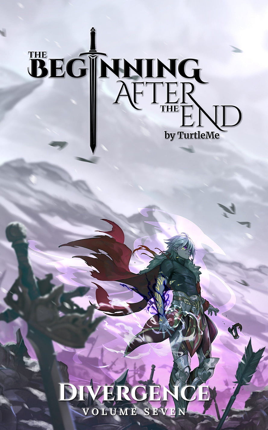 The Beginning After The End Divergence Volume Seven Cover Art HD phone wallpaper