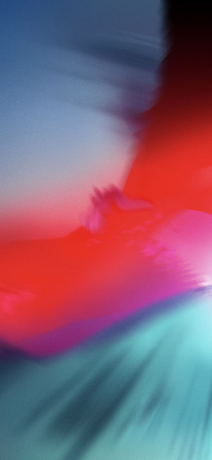 Vibrant Abstract Gradient with Blurred Red Pink and Teal Color Fields HD phone wallpaper