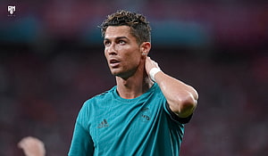 Cristiano Ronaldo in Real Madrid Training Kit on the Pitch HD wallpaper