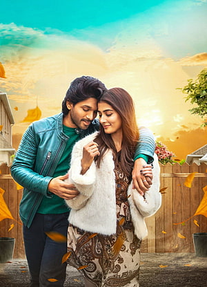Ala Vaikunthapurramuloo Allu Arjun and Pooja Hegde Romantic Couple Scene HD phone wallpaper