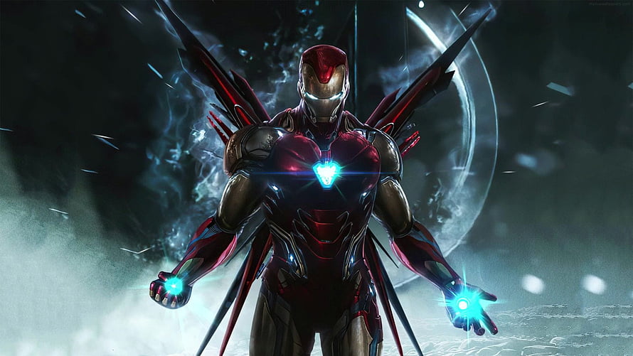 Iron Man Nano Tech Armor with Glowing Arc Reactor and Energy Projectors, Iron Man Nano Tech Suit Live, technology movies HD wallpaper