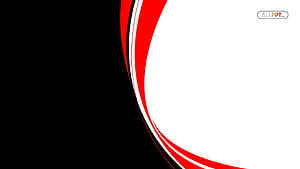 Minimalist Abstract Red and Black Wavy Curve Design for Presentation Slides HD wallpaper