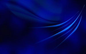 Dark Blue Abstract Flowing Light Streaks on Deep Navy Background HD wallpaper