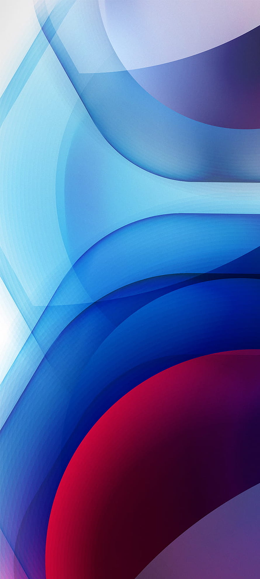 Motorola G9 Plus Abstract Blue and Red Curved Gradient Wallpaper HD phone wallpaper