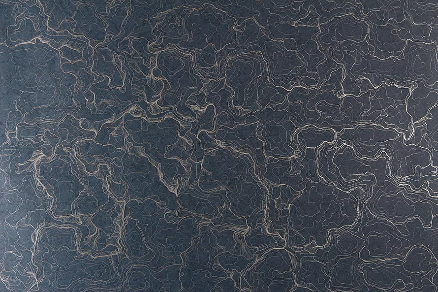 Dark Topographic Contour Map Pattern with Intricate Elevation Lines HD wallpaper