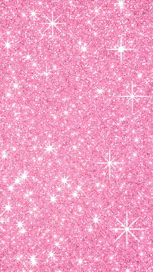 Sparkling Light Pink Glitter Texture with Scattered White Starbursts and Shimmering Sparkles HD phone wallpaper