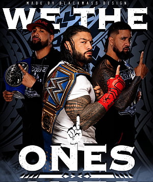 WWE The Bloodline Wrestling Superstars Promotional Poster HD phone wallpaper