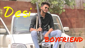 Elvish Yadav in Desi Boyfriend Video Sitting on White Car with Shotgun HD wallpaper