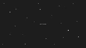 Minimalist Black Snowfall Wallpaper with Let It Snow Text HD wallpaper