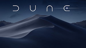 Dune Movie Desert Dunes and Night Sky Cinematic Wallpaper HD wallpaper