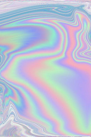 Iridescent Holographic Texture with Soft Pastel Waves and Abstract Liquid Flow HD phone wallpaper